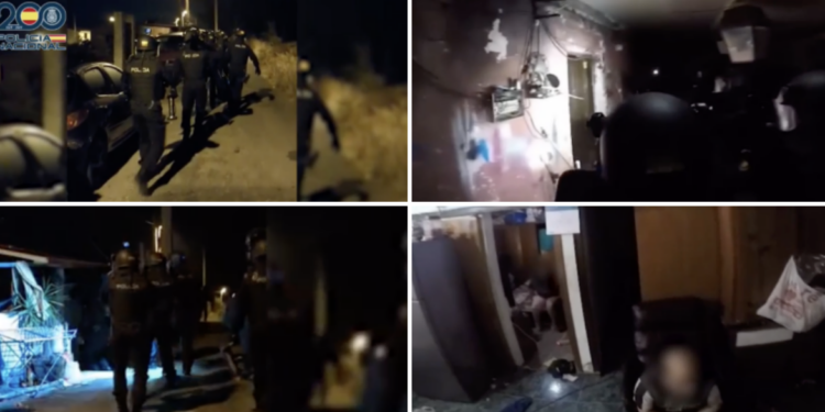 Despliegue policial en Coruxo para detener a tres implicados en el robo con violencia a un anciano de la parroquia