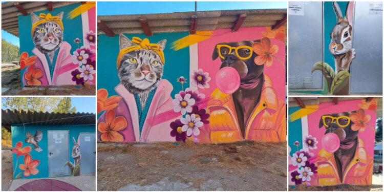 Un mural de una artista viguesa nominado como el mejor del mundo