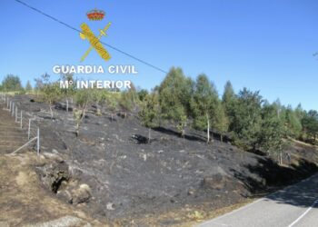 Investigadas dos personas por un incendio causado por una chispa de una desbrozadora