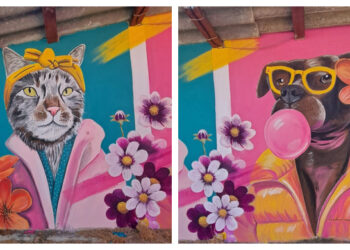 El mural de Eva Casais en Os Biosbardos es elegido como el mejor del mundo y ahora compite por el título anual
