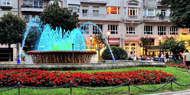 Fuentes luminosas de Vigo