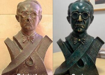 Profanación artística en O Porriño