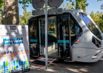 Tecnología de O Porriño para el primer autobús municipal autónomo de Madrid