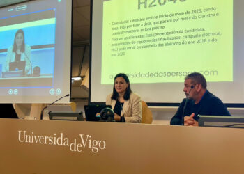 La catedrática Belén Rubio sucede a Reigosa y será la candidata a rectora de la UVigo