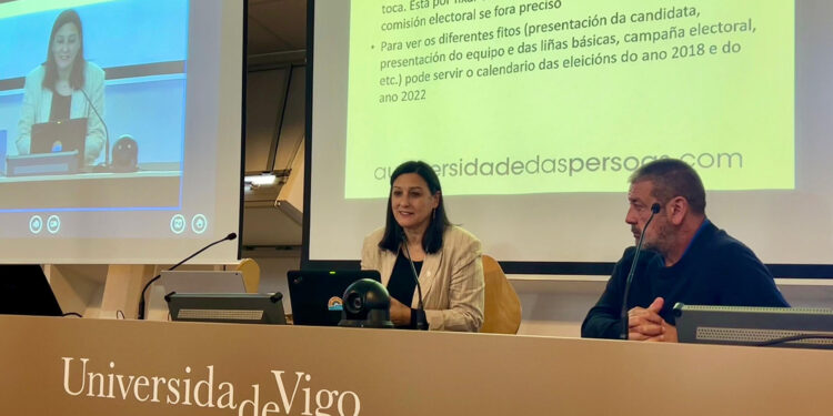 La catedrática Belén Rubio sucede a Reigosa y será la candidata a rectora de la UVigo