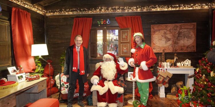 Vigo avanza en la Navidad: estrenará tickets para evitar colas en la caseta de Papá Noel y el Cartero Real