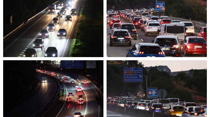 La A55, de nuevo una ratonera: retenciones y tráfico ralentizado desde O Porriño hacia Vigo