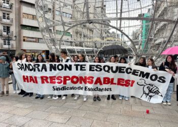 Los estudiantes salen a la calle en Vigo para luchar contra el acoso y el odio en las aulas