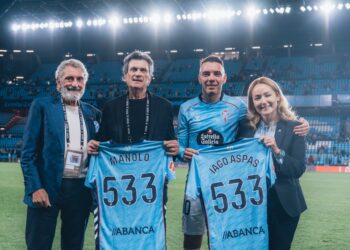 La leyenda continúa: Iago Aspas alcanza el récord de Manolo