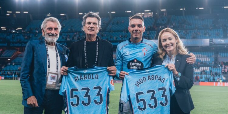 La leyenda continúa: Iago Aspas alcanza el récord de Manolo