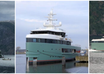 El Anawa, joya flotante de Jorge Paulo Lemann, deslumbra en la ría de Vigo