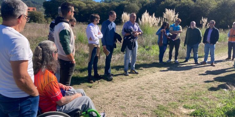 El nuevo parque deportivo inclusivo de Porto do Molle recibe las primeras visitas de arquitectos y colectivos