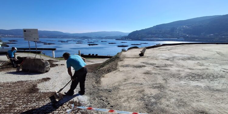 Un nuevo y espectacular balcón a la ría asoma ya junto al Puente de Rande