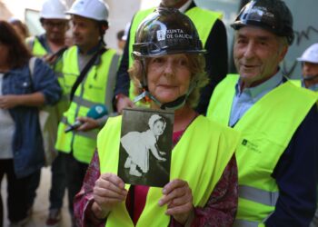 La nieta de Isaac Fraga: «Nací aquí. Para mí es volver al lugar que sentí como perdido»