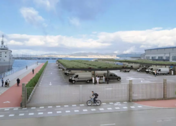 A licitación la urbanización del último relleno en la ría de Vigo, que tendrá carril bici