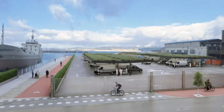 A licitación la urbanización del último relleno en la ría de Vigo, que tendrá carril bici