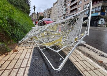 Las luces de Navidad, víctimas de la alerta amarilla