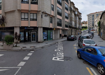 Reordenación de tráfico en Bouzas por una obra en una de las principales calles del barrio