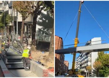 Vigo Vertical avanza en Pintor Lugrís con la colocación de dos rampas y una humanización de «alto standing»