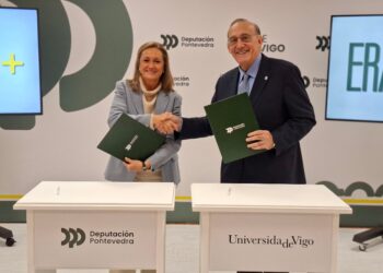 La Diputación de Pontevedra y la UVigo firman un convenio para la movilidad estudiantil
