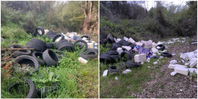 Denuncian un vertedero ilegal junto a la A-52