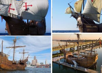 La Nao Santa María amanece en Vigo: del Cantábrico a la ría, con la historia a bordo