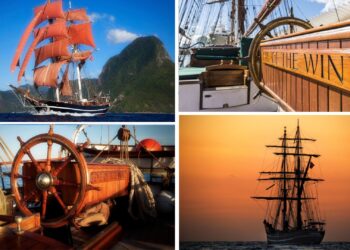 El velero centenario de ‘Laguna Azul’ y Ridley Scott se refugia en Vigo