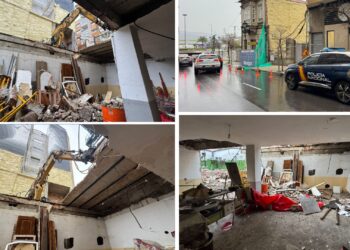 Un sótano abierto al cielo y a la lluvia: «Mi abuelo está aguantándola desde la tumba»