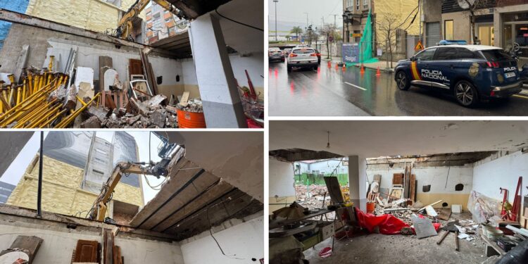 Un sótano abierto al cielo y a la lluvia: «Mi abuelo está aguantándola desde la tumba»