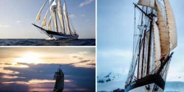 Una goleta centenaria de la expedición Darwin200, atraca de emergencia en Vigo