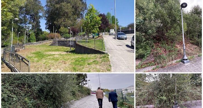 De zona de esparcimiento vecinal al lado de Castrelos, a parque «desaparecido» tras la maleza y el «abandono»