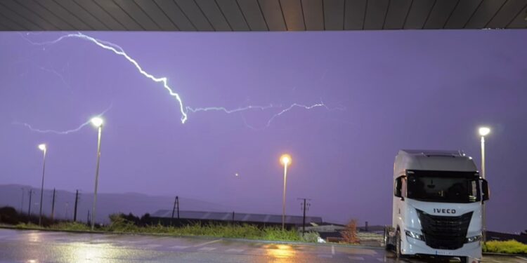 Noche de rayos y truenos: una borrasca en toda regla