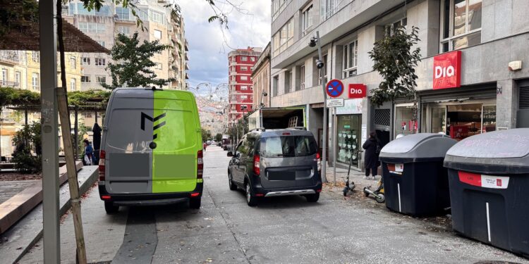 Sin aceras en A Ronda