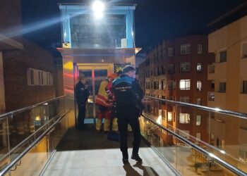 Atrapados en un ascensor del Vigo Vertical