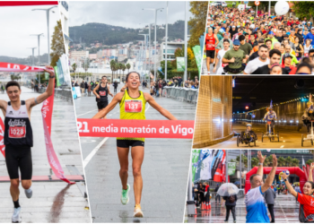 Camescasse y Pereira vencen a la lluvia y al viento en la Media Maratón de Vigo