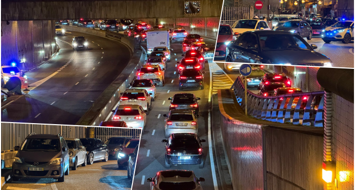 La Navidad de Vigo recibe su primera avalancha: colapso en túneles y accesos