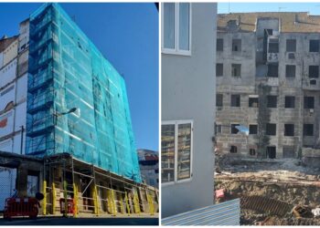 Y tras el vallado (otra vez) del Paseo de Alfonso, ya es real el derribo del legendario Casa Roucos