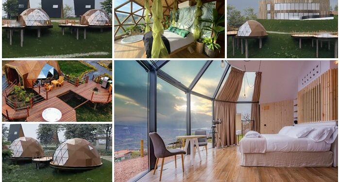 El primer ‘glamping resort’ de Vigo pisa el acelerador y ya fija un objetivo para su apertura