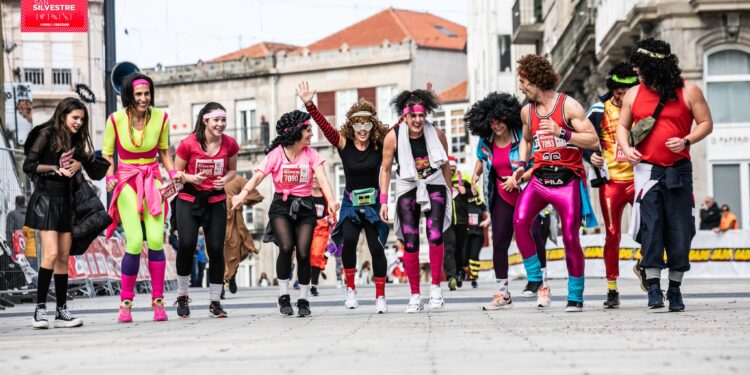 La carrera más divertida de la Navidad de Vigo cumple 20 años buscando un récord de participación
