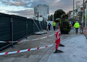 Adiós al mirador del Paseo de Alfonso, de nuevo vallado y con su patrimonio oculto sin fecha confirmada de regreso