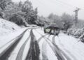 La nieve afecta a la conexión entre Vigo y Ourense: precaución en la A52 y N120
