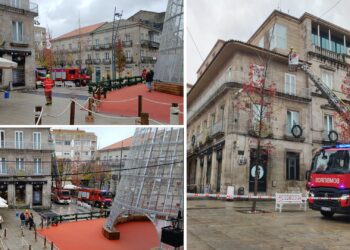 Alarma en el corazón de la Navidad de Vigo