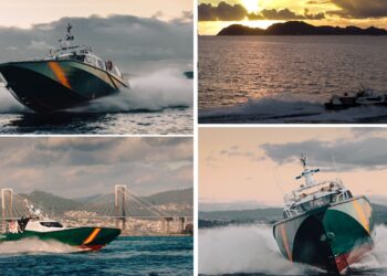 Así es la nueva patrullera de la Guardia Civil, ‘made in Moaña’, para cazar narcolanchas