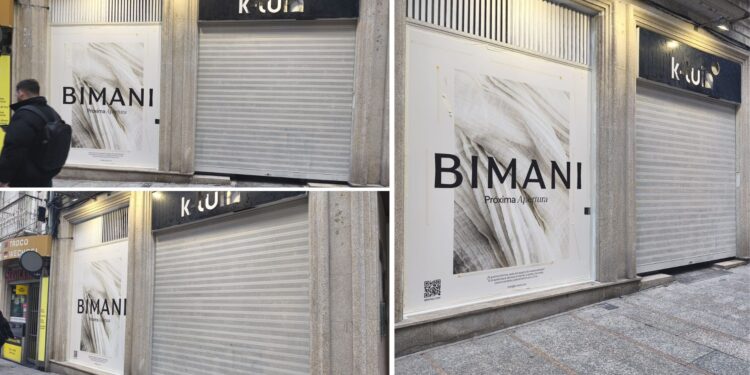 Ya hay fecha para el estreno de la firma de Laura Corsini en la principal arteria comercial de Vigo