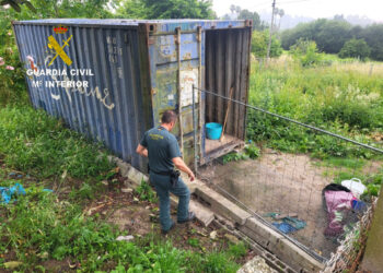 Investigadas dos personas tras encontrar un perro muerto que estuvo encerrado en un contenedor a 30 grados