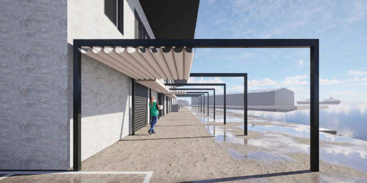 Una unión de empresas de Santiago, elegida por el Puerto para reformar la nave de rederas de Vigo