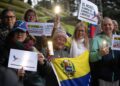 La comunidad venezolana sale a la calle en Vigo en solidaridad con María Corina Machado