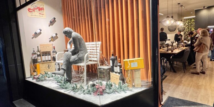 Hostelería original en la Praza da Independencia