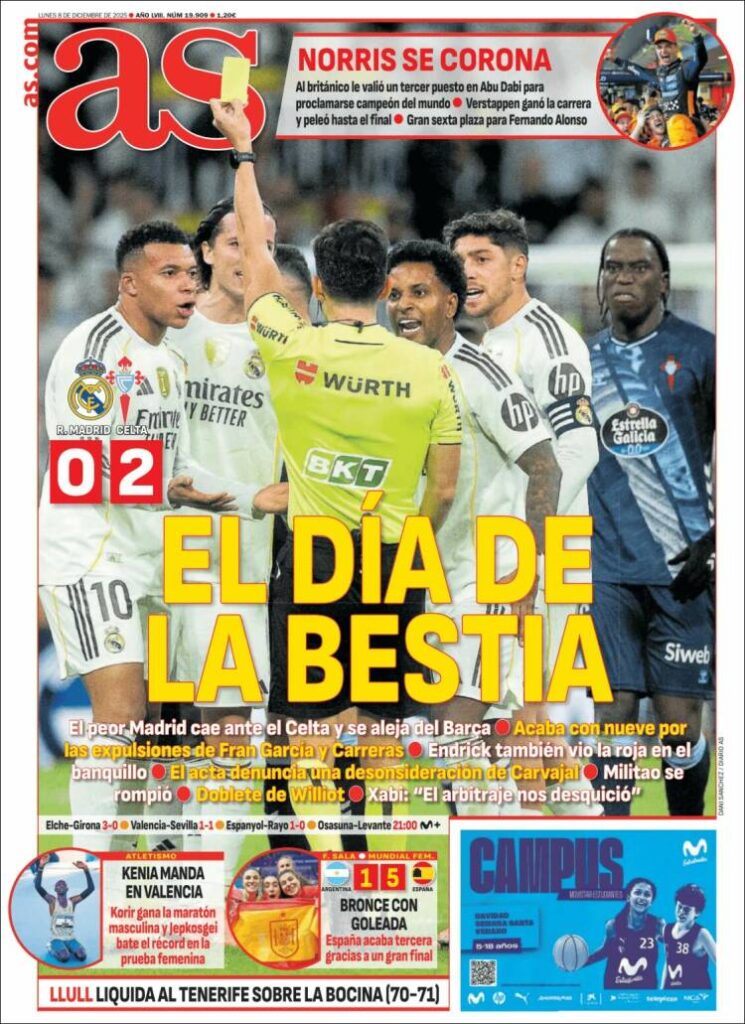 La humillación del Celta al Madrid da la vuelta al mundo: y Williot se vengó de Courtois