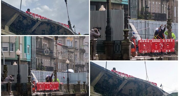 Adiós a un símbolo de la identidad de Vigo: los querubines abandonan ya el Paseo de Alfonso